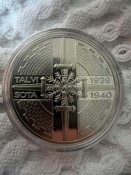 Talvisota-kolikko Oulu - valokuva 1