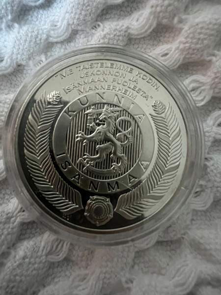 Talvisota-kolikko Oulu - valokuva 2