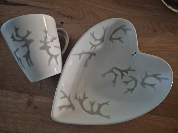 Pentik Saaga sydänmalja+muki Pori - valokuva 2