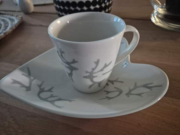 Pentik Saaga sydänmalja+muki Pori - valokuva 1