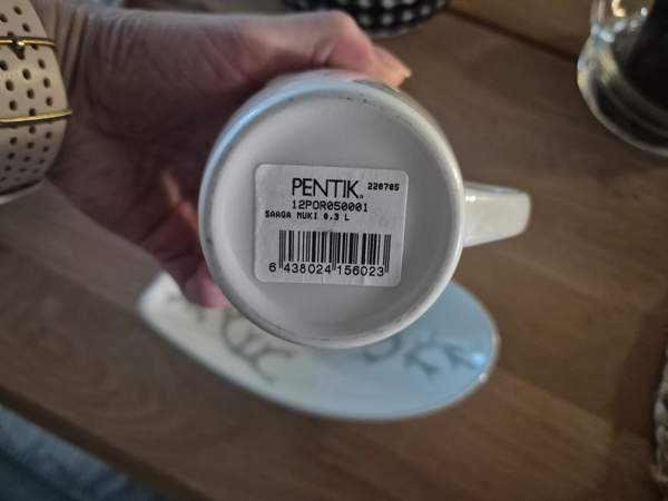 Pentik Saaga sydänmalja+muki Pori - valokuva 4