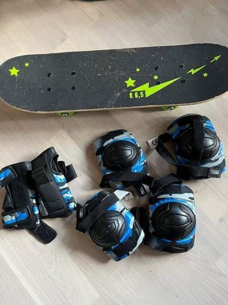 Lasten skeittilauta ja suojat Kangasala - valokuva 1