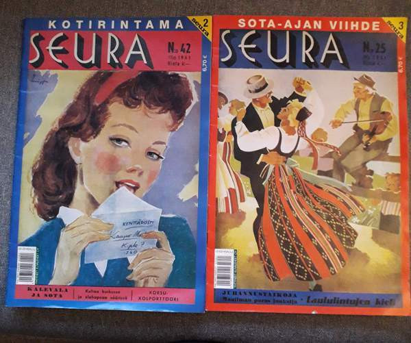 Sota-ajan viihde-Seura 2 kpl Oulu - valokuva 1
