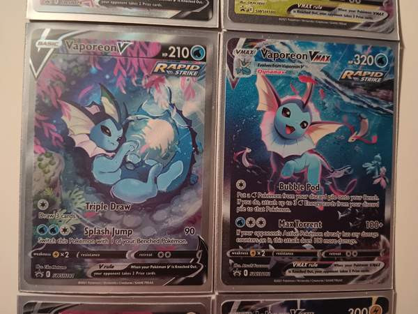 Pokemon kortit Flareon, Vaporeon ja Jolteon Миккели - изображение 3