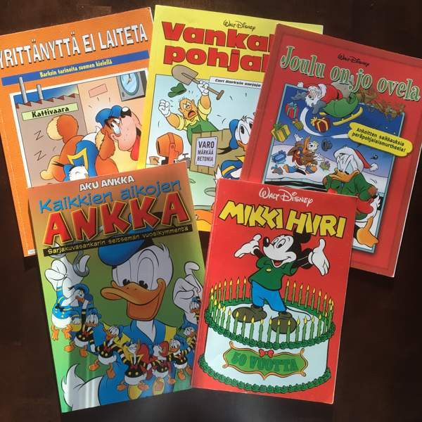 Aku Ankka sarjakuvakirjat Vihti – foto 1