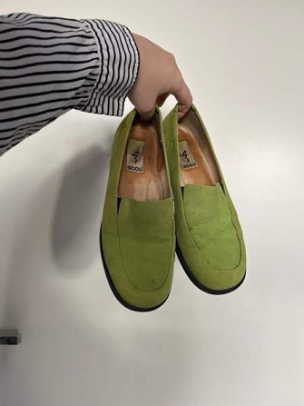 Eccon vihreät mokkanahkakengät 38 (n.24,8cm) Helsinki - изображение 1