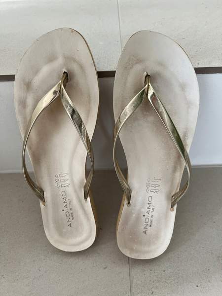 Kullansävyiset Andiamon sandaalit 40 Heinola - valokuva 3