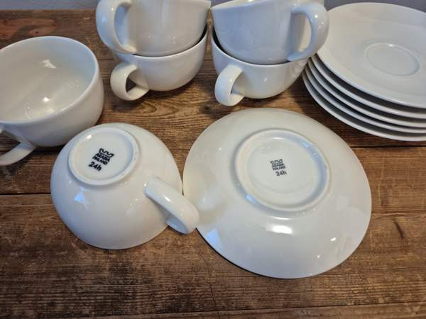 Arabia 24h kahvikupit ja aluslautaset 6kpl Helsinki - valokuva 3