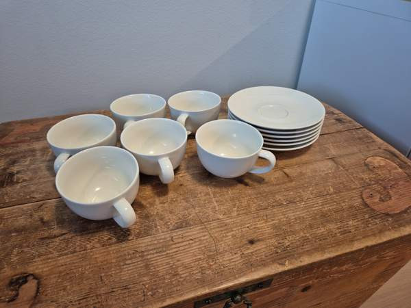 Arabia 24h kahvikupit ja aluslautaset 6kpl Helsinki - valokuva 1