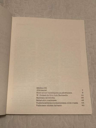 Tukkimetsiä ja höyrylaivoja. Pekka Lehonkoski, 1987. Savonlinna – foto 5