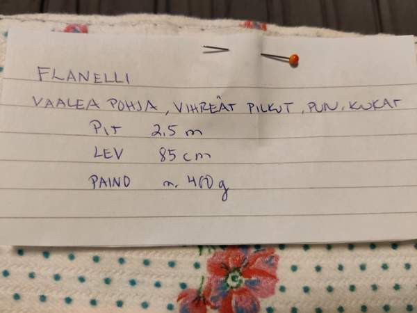 Flanelli-kangas Lempaeaelae - photo 1