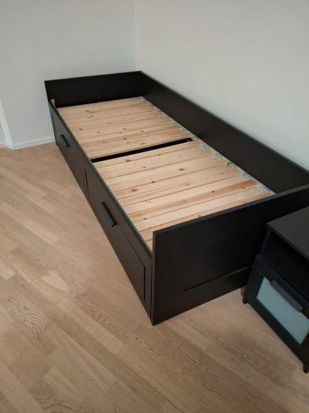 Brimnes sängyn runko, musta Oulu – foto 3