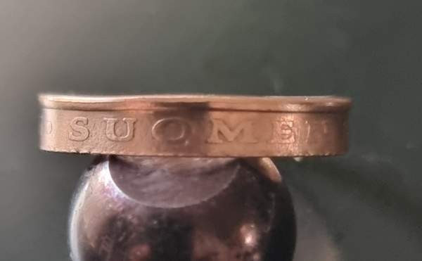 Kolikkosormus 5 penniä 1963 Ilmainen toimitus! Mustasaari - valokuva 3