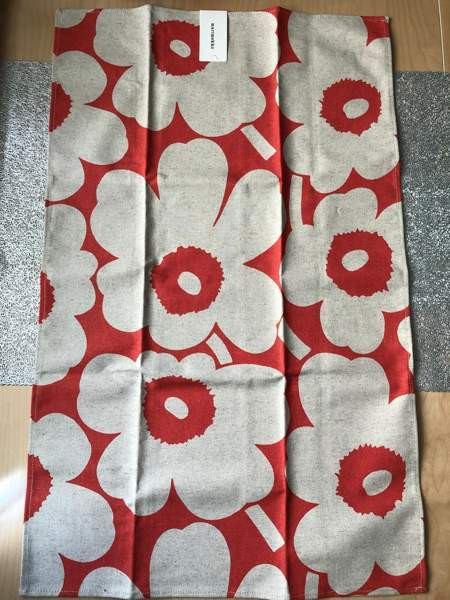 Marimekko Unikko keittiöpyyhe Oulu - valokuva 1