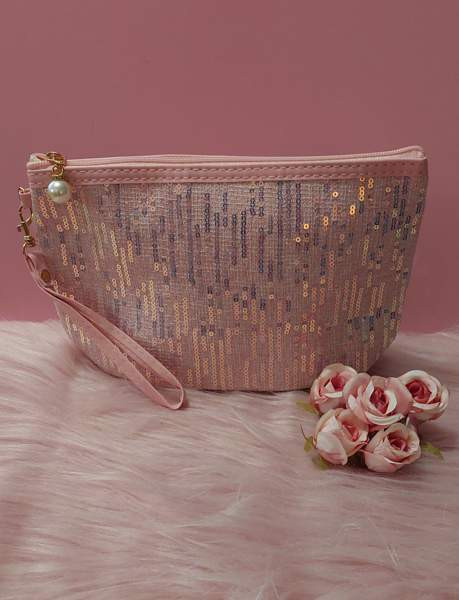 Paljetein koristeltu meikkilaukku Vantaa - valokuva 1