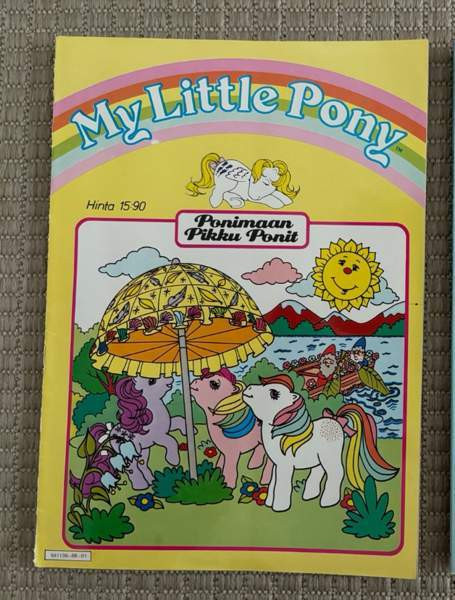 80-luvun My Little Pony Ponimaan Pikku Ponit sarjakuvalehti Lappeenranta - valokuva 1