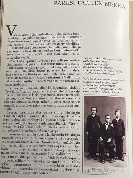 Akseli Gallen-Kallela. Elämänkerta sanoin ja kuvin Espoo - photo 3