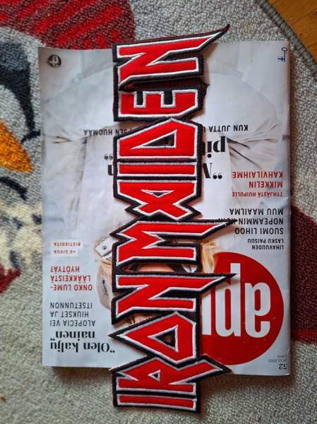 Iron Maiden kangasmerkki Vantaa - valokuva 1