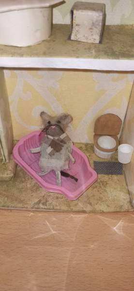 Nukketalo, koriste, leikkiin, käsintehty Tampere - valokuva 2