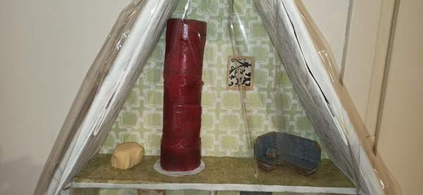 Nukketalo, koriste, leikkiin, käsintehty Tampere - valokuva 3