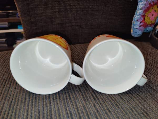 2 kpl Arabia Minna Immosen Appelsiini Teema mukeja Helsinki - valokuva 4