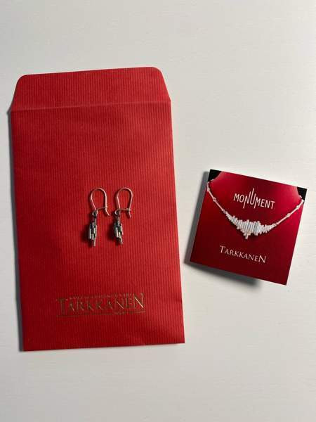 Hopeiset Monument korvakorut Tampere – foto 2