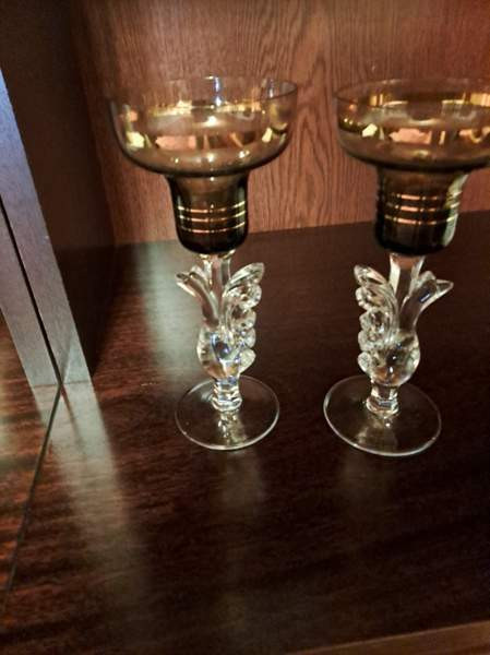 Kynttilänjalat kristallia 2kpl käyttämätömät Kuopio - valokuva 3
