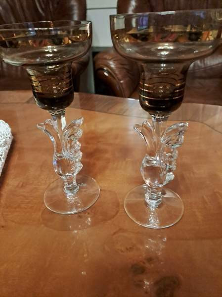 Kynttilänjalat kristallia 2kpl käyttämätömät Kuopio - valokuva 1