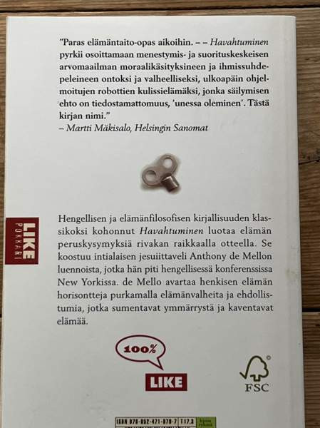 Havahtuminen Anthony De Mello Espoo - photo 2