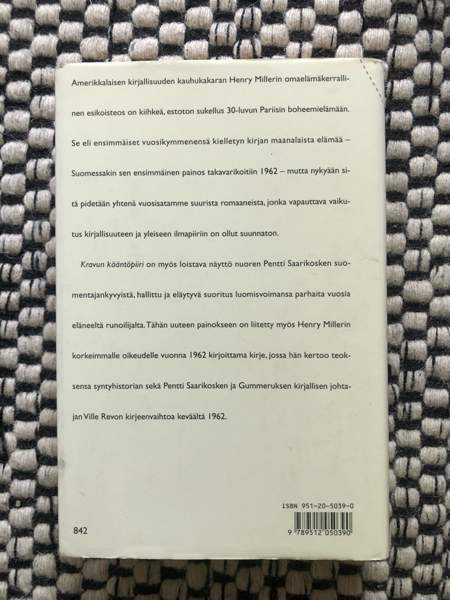 Kravun kääntöpiiri, Henry Miller Jyvaeskylae - photo 2