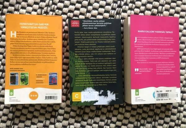 Leena Lehtolainen pokkarit 3 kpl Jyväskylä - valokuva 2