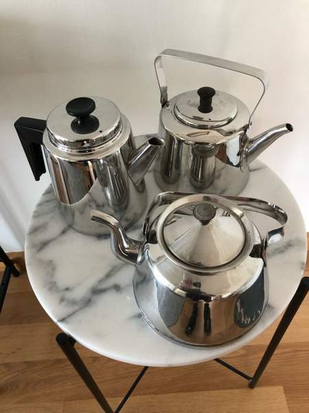 Kolmen vanhan kahvipannun setti Helsinki - photo 3