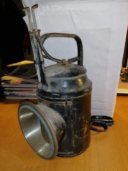 Karbidilamppu, karbiinilamppu, lamppu Helsinki - valokuva 1