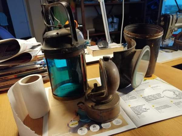 Karbidilamppu, karbiinilamppu, lamppu Helsinki - valokuva 6