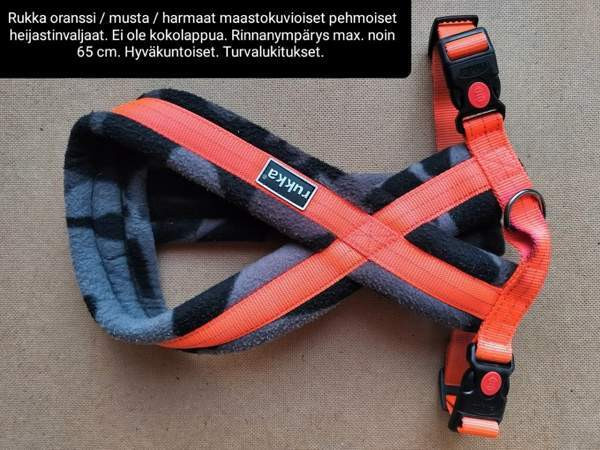 Rukka oranssit maastokuvioiset heijastinvaljaat Salo - photo 1