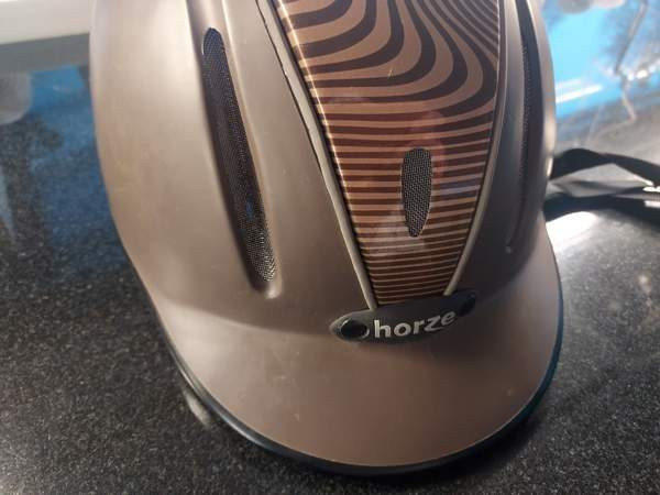 Horze ratsastuskypärä ruskea 56-59 cm L-XL Kangasala - valokuva 3