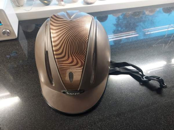 Horze ratsastuskypärä ruskea 56-59 cm L-XL Kangasala - valokuva 1