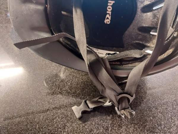 Horze ratsastuskypärä ruskea 56-59 cm L-XL Kangasala - valokuva 4