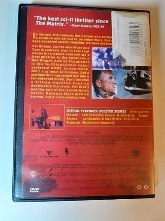 .Red Planet DVD 2001 Englannin ja venäjän kieli Vantaa - valokuva 3