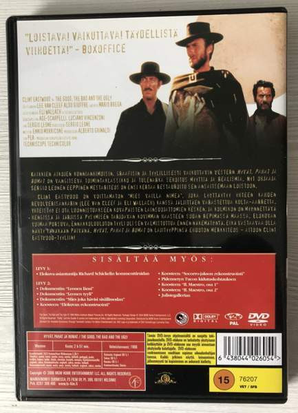 Hyvät, pahat ja rumat dvd Turku - valokuva 2