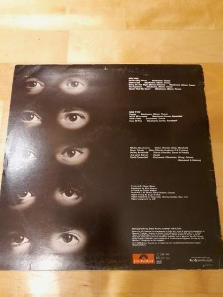 Rainbow 1982 LP Stright between the eyes Polygram Vantaa - valokuva 4