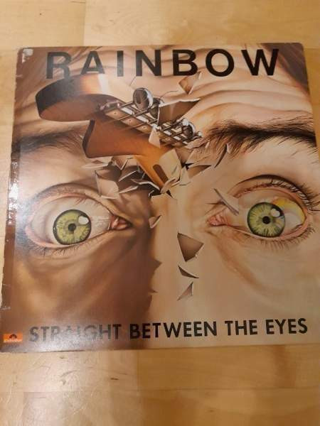 Rainbow 1982 LP Stright between the eyes Polygram Vantaa - valokuva 1