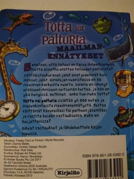 Visaisia kysymyksiä kirjat Kajaani - photo 4