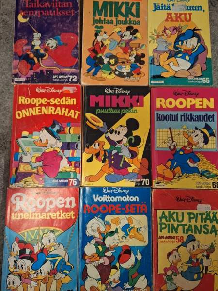 Keräily kappaleet Aku Ankan taskukirjoja Kaarina – foto 1