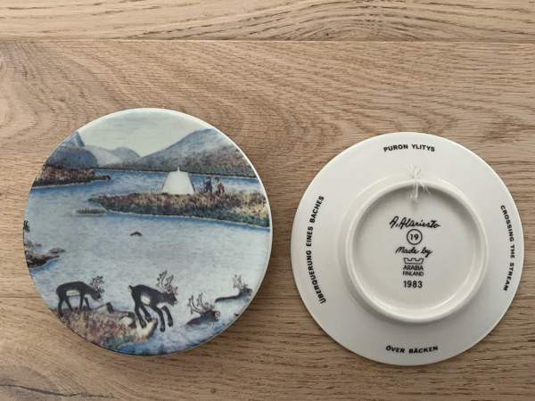 Arabia sisustuslautanen: Valtakuntien rajapyykki Oulu – foto 1