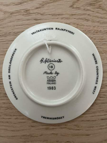 Arabia sisustuslautanen: Valtakuntien rajapyykki Oulu – foto 3