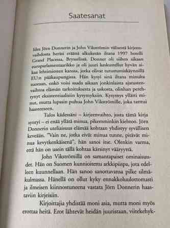 Elämme, siis kuolemme Jörn Domner/ John Vikström Espoo