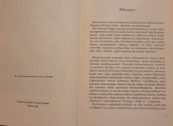 Erik Heinrichs: Mannerheim Suomen kohtaloissa I-II Helsinki - photo 6