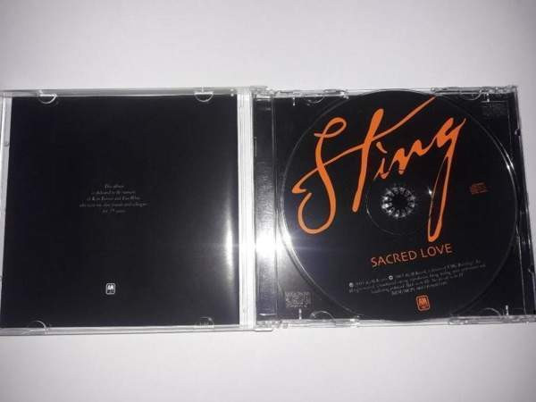 Sting CD 2003 Sacred Love Takuu Vantaa – foto 1