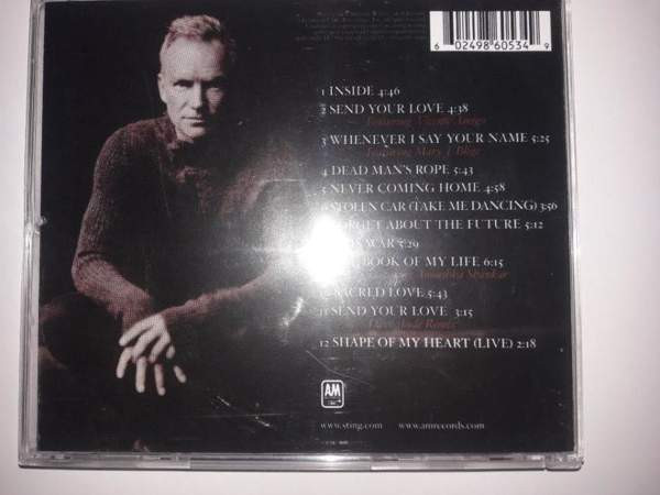 Sting CD 2003 Sacred Love Takuu Vantaa – foto 3